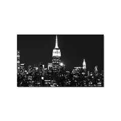 Photography Of Buildings New York City  Nyc Skyline Sticker Rectangular (100 Pack) by Cemarart