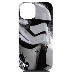 Stormtrooper Iphone 14 Black Uv Print Case by Cemarart