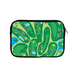 Golf Course Par Golf Course Green Apple Macbook Pro 15  Zipper Case by Cemarart