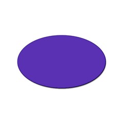 Ultra Violet Purple Sticker Oval (10 Pack) by bruzer