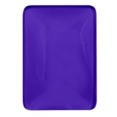 Ultra Violet Purple Rectangular Glass Fridge Magnet (4 Pack) by bruzer