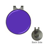 Ultra Violet Purple Hat Clips with Golf Markers Front