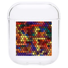 Hexagon Honeycomb Pattern Design Hard Pc Airpods 1/2 Case by Ndabl3x