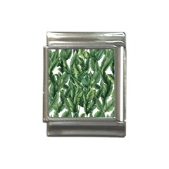 Green Banana Leaves Italian Charm (13mm) by goljakoff