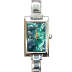 Lion King Of The Jungle Nature Rectangle Italian Charm Watch by Cemarart