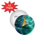 Dolphin Sea Ocean 1.75  Buttons (10 pack) Front