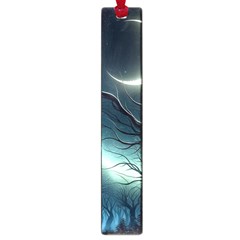 Moon Moonlit Forest Fantasy Midnight Large Book Marks by Cemarart