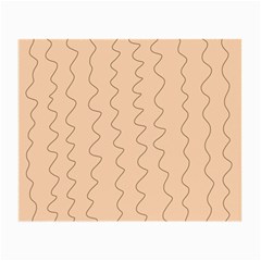 Lines Pattern Wiggly Minimal Print Small Glasses Cloth (2 Sides) by Cemarart