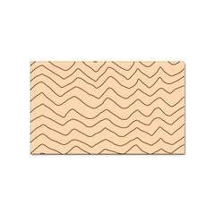 Background Wavy Zig Zag Lines Sticker Rectangular (10 Pack) by Cemarart