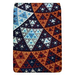 Fractal Triangle Geometric Abstract Pattern Removable Flap Cover (l) by Cemarart