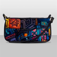 Wallet City Art Graffiti Shoulder Clutch Bag by Bedest