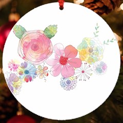 Flower-2342706 Uv Print Acrylic Ornament Round by lipli