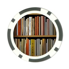 Book Nook Books Bookshelves Comfortable Cozy Literature Library Study Reading Reader Reading Nook Ro Poker Chip Card Guard by Maspions