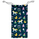 Cute Babies Toys Seamless Pattern Jewelry Bag Back