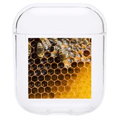 Honeycomb With Bees Hard Pc Airpods 1/2 Case by Apen