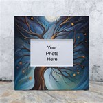 Tree Branches Mystical Moon Expressionist Oil Painting Acrylic Painting Abstract Nature Moonlight Ni White Box Photo Frame 4  x 6  Front