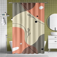 Pattern Line Art Texture Minimalist Design Shower Curtain 48  X 72  (small)  by Maspions