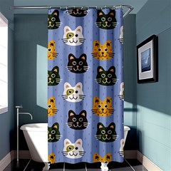 Cat Cat Background Animals Little Cat Pets Kittens Shower Curtain 36  X 72  (stall)  by Maspions