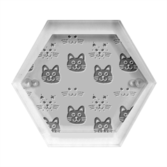 Cat Cat Background Animals Little Cat Pets Kittens Hexagon Wood Jewelry Box by Maspions
