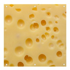 Cheese Texture, Yellow Cheese Background Banner And Sign 4  X 4  by nateshop