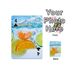 Fruits, Fruit, Lemon, Lime, Mandarin, Water, Orange Playing Cards 54 Designs (Mini) Front - Club4