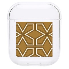 Gold Pattern Texture, Seamless Texture Hard Pc Airpods 1/2 Case by nateshop