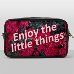 Indulge In Life s Small Pleasures  Toiletries Bag (one Side) by dflcprintsclothing