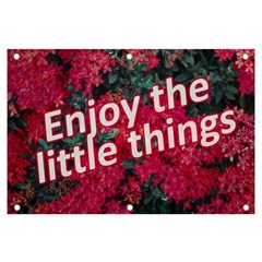 Indulge In Life s Small Pleasures  Banner And Sign 6  X 4  by dflcprintsclothing