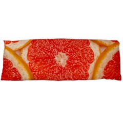 Grapefruit-fruit-background-food Body Pillow Case (dakimakura) by Maspions