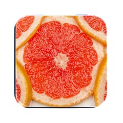 Grapefruit-fruit-background-food Square Metal Box (black) by Maspions