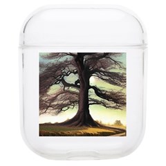 Nature Outdoors Cellphone Wallpaper Background Artistic Artwork Starlight Book Cover Wilderness Land Soft Tpu Airpods 1/2 Case by Posterlux