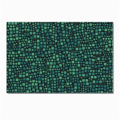 Squares Cubism Geometric Background Postcards 5  X 7  (pkg Of 10) by Maspions