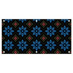 Flowers Pattern Floral Seamless Banner And Sign 4  X 2 