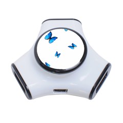 Butterfly-blue-phengaris 3-port Usb Hub by saad11