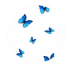 Butterfly-blue-phengaris Mini Round Pill Box by saad11