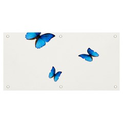 Butterfly-blue-phengaris Banner And Sign 6  X 3  by saad11