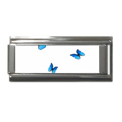 Butterfly-blue-phengaris Superlink Italian Charm (9mm) by saad11