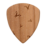 Butterfly-blue-phengaris Wood Guitar Pick (Set of 10) Front