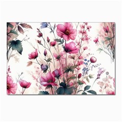 Flora Floral Flower Petal Postcard 4 x 6  (pkg Of 10) by Maspions