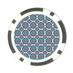 Abstract Mandala Seamless Background Texture Poker Chip Card Guard by Maspions