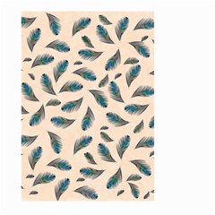 Background Palm Leaves Pattern Large Garden Flag (two Sides) by Maspions