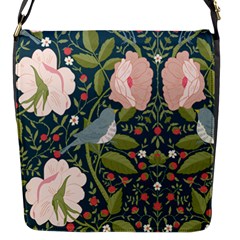 Spring Design With Watercolor Flowers Flap Closure Messenger Bag (s) by AlexandrouPrints