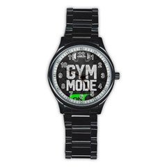 Gym Mode Stainless Steel Round Watch by Store67