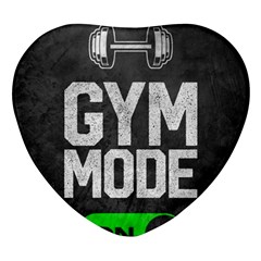 Gym Mode Heart Glass Fridge Magnet (4 Pack) by Store67