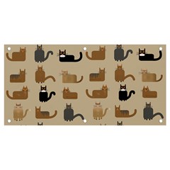 Cat Pattern Texture Animal Banner And Sign 4  X 2 