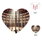 Standing Flutes Playing Cards Single Design (Heart) Front