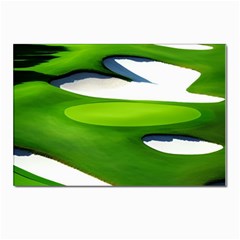 Golf Course Par Green Postcards 5  X 7  (pkg Of 10) by Proyonanggan