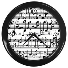 Harmonize Your Soul Wall Clock (black) by RiverRootz