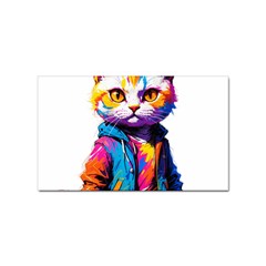 Wild Cat Sticker Rectangular (10 Pack) by Sosodesigns19