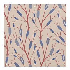 Abstract Pattern Floral Branches Banner And Sign 4  X 4  by Ndabl3x